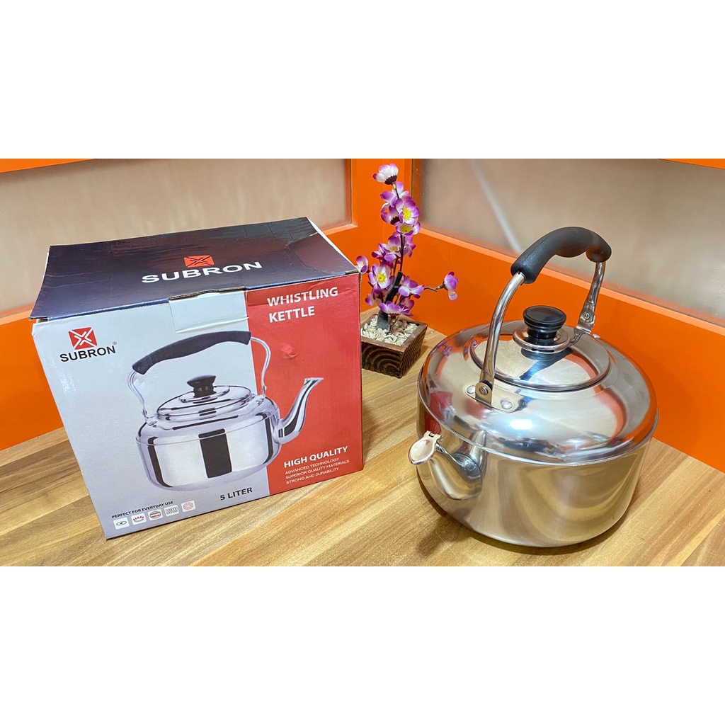 TEKO SIUL Q2 8025 TEKO BUNYI WHISTLING KETTLE / TEKO BUNYI STAINLESS STEEL Q2-8025