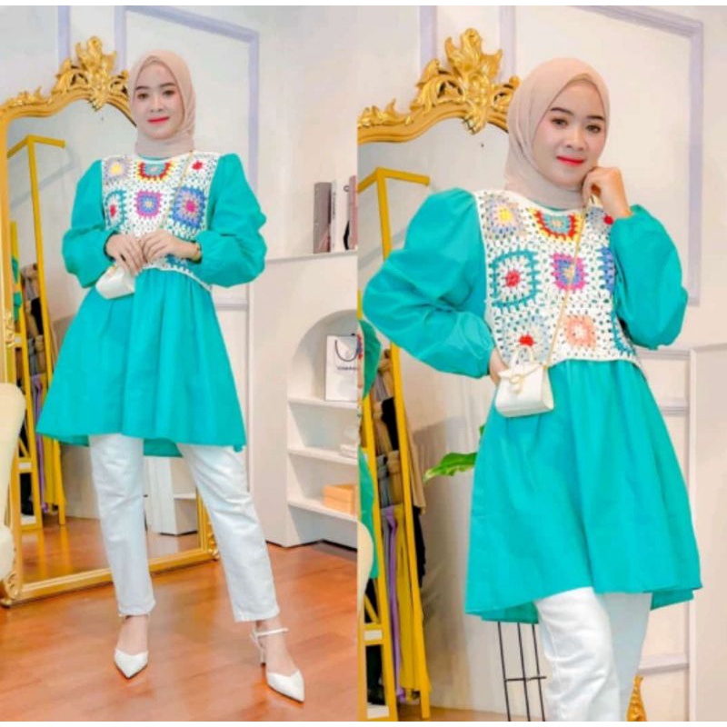 atasan rompi rajut by-vivorie