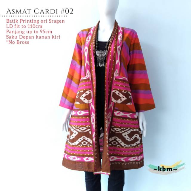 Cardi asmat ori batik solo