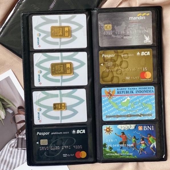 

[39] Album kartu nama 128 slot/name card holder/album atm/album logam mulia/tempat kartu nama ツ 39