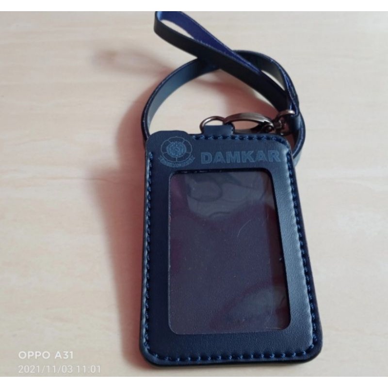 

Kalung ID Card Name Tag DAMKAR Biru
