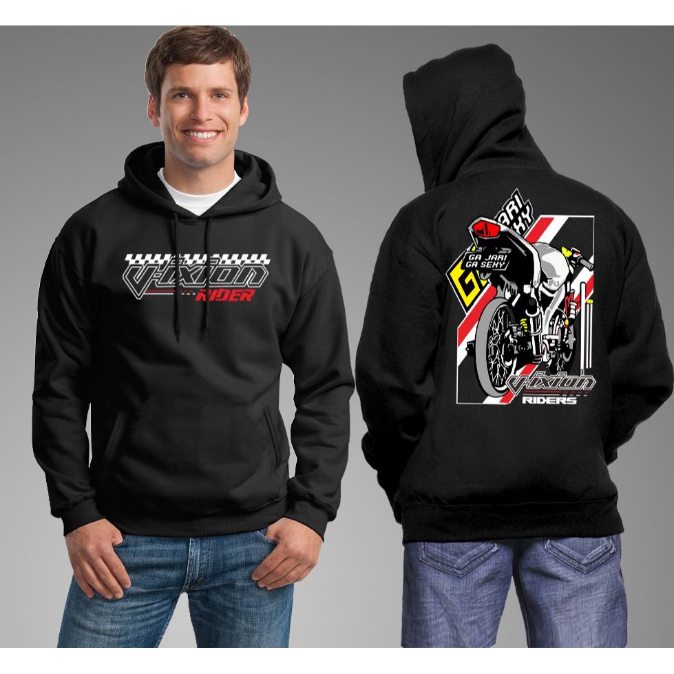 HOODIE VIXION THAILOOK JARI JARI  / SWEATER HOODIE PRIA /JAKET MOTOR VIXION
