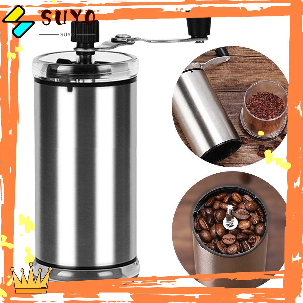 Suyo Alat Penggiling Kopi Manual Mini Handmade Bahan Stainless Steel