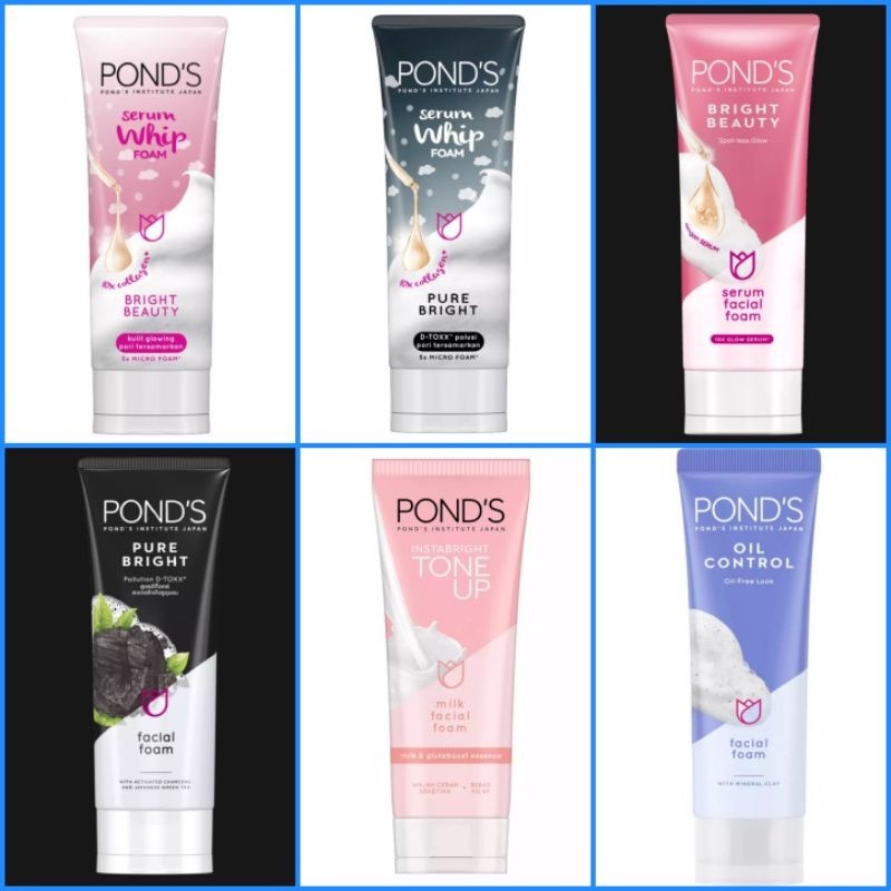 ✿ MADAME ✿ POND'S FACIAL FOAM SERIES - FACIAL WASH SABUN CUCI PONDS SCRUB BPOM