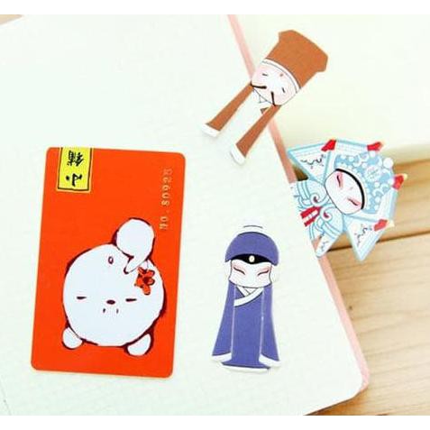 

Ini Set Penanda Halaman Buku (Bookmarker) Motif Opera Beijing (1 Set Isi 7) Diminati Banget