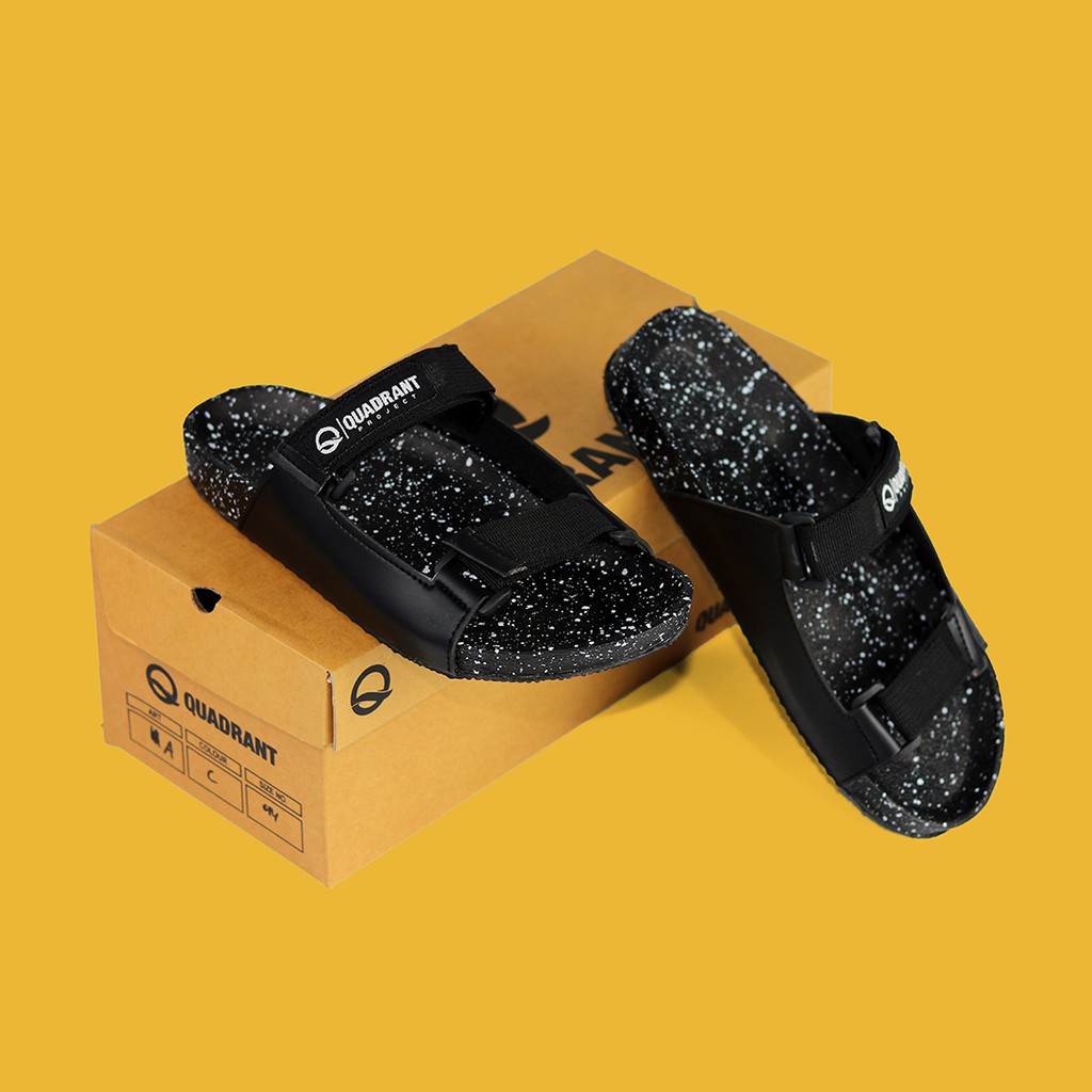 fr87u SLAX |QUADRANT| Sandal Pria Footbed Santai Original Webbing