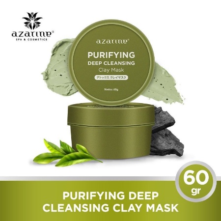 ⭐ BAGUS ⭐ AZARINE PURIFYING DEEP CLEANSING CLAY MASK 60gr | Masker Wajah