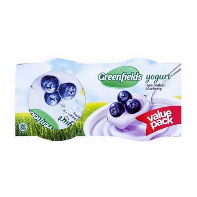 

GREENFIELDS YOGURT BLUEBERRY VALUE PACK 2x125g