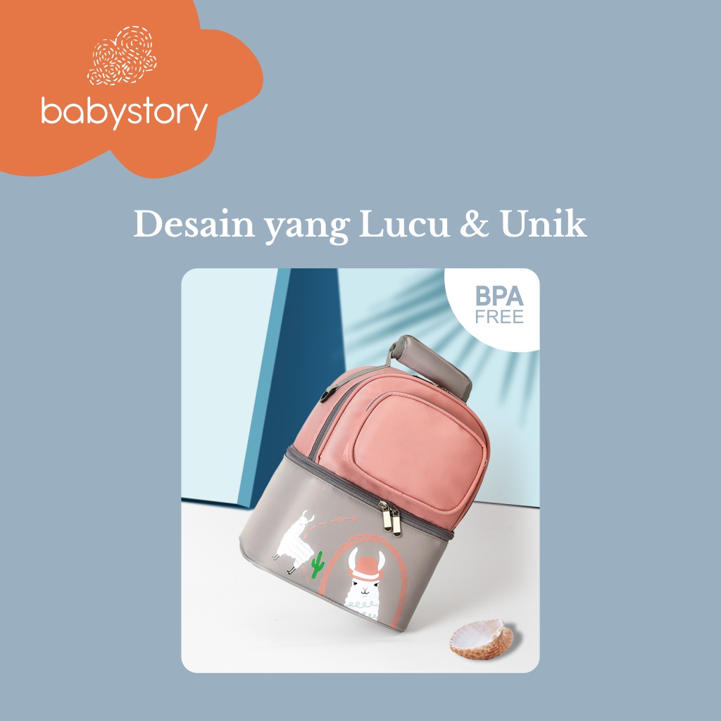 Tas asi cooler bag asi tas penyimpanan asi diaper bag sling cooler bag