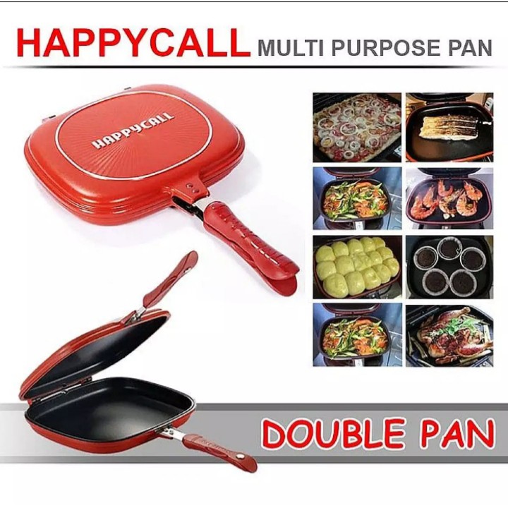 Happy Call Doube Pan Jumbo 32 cm Original