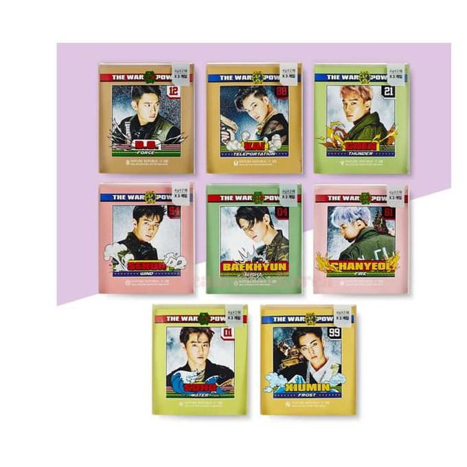 BEST SELLER EXO NATURE REPUBLIC REAL NATURE MINI SHEET MASK EXO