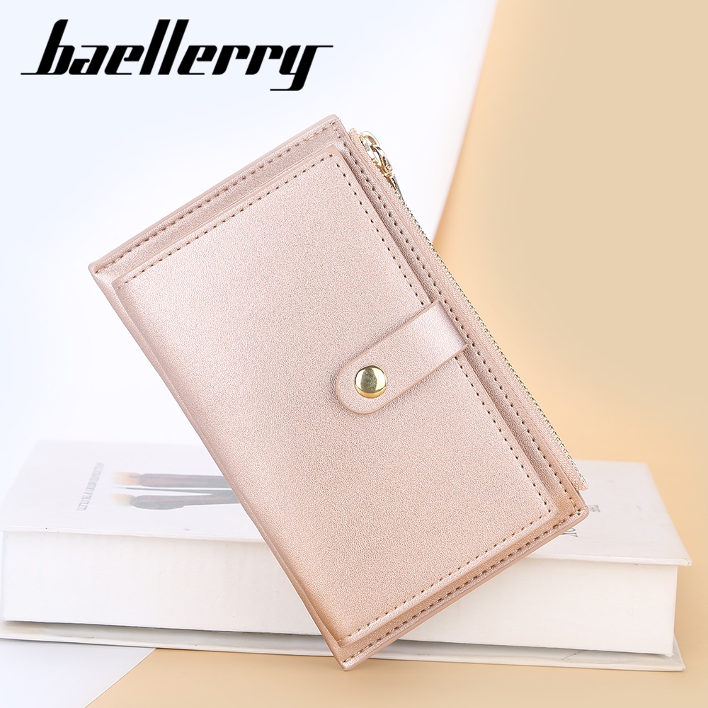 BAELLERRY N8623 Dompet Kartu Wanita Dompet Kecil Wanita Bahan Kulit PU Leather Premium WATCHKITE WKOS