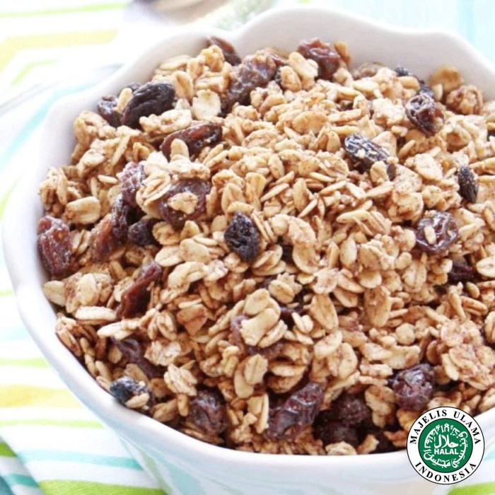 

Healthy Granola Cinnamon Raisin 1kg, CRUNCHY!