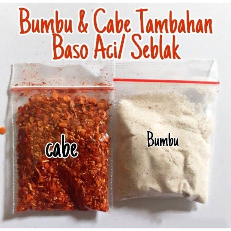 

BUMBU TAMBAHAN BASO ACI CABE BASO ACI BUMBU MICIN BUMBU CABE