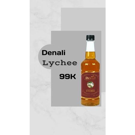 

Syrup Lychee Denali