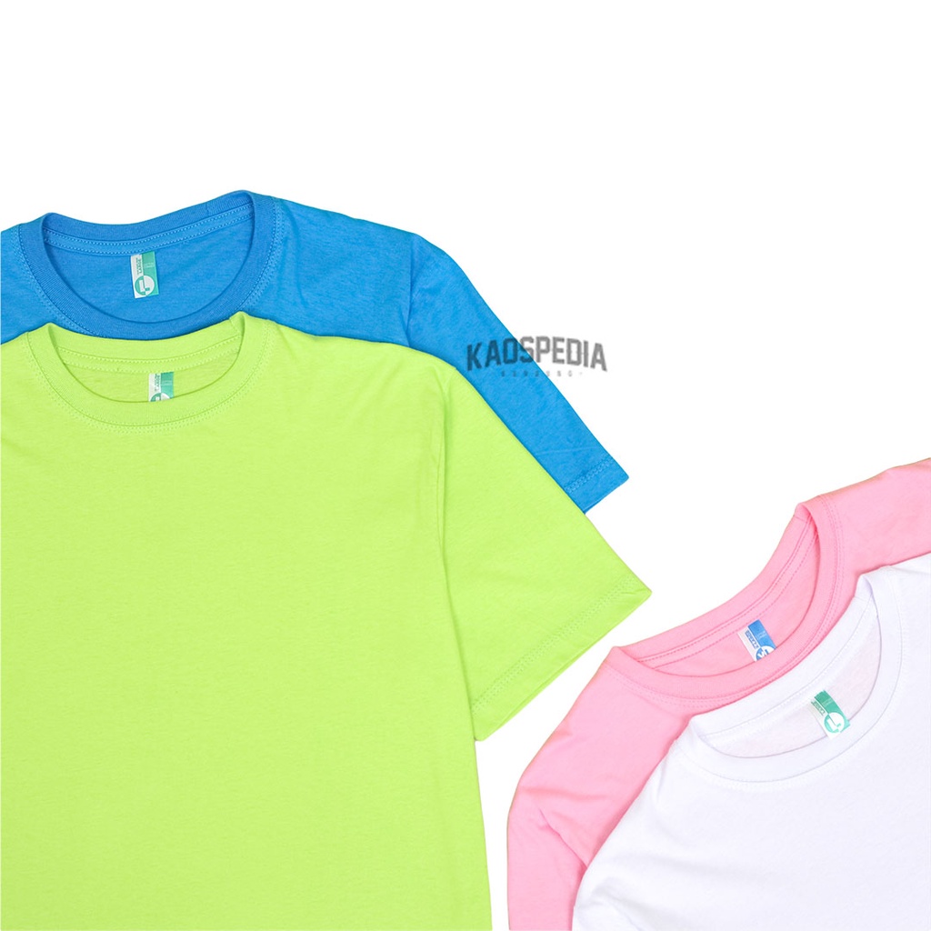 KAOS POLOS COTTON COMBED 30S LENGAN PENDEK PRIA WANITA-2