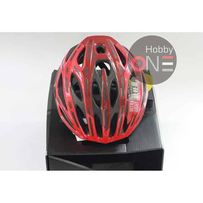 Ogk Kabuto Flair Size L Xl Helmet G1 Red - Helm Merah 185 Gram