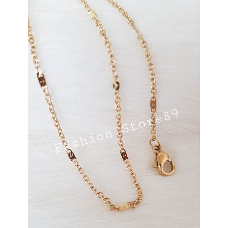 NEW Kalung Jedar Titanium gold Motif Nuri fashion antikarat kalung fashion Titanium