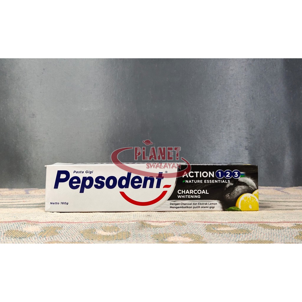 PEPSODENT ACTION 123 CHARCOAL WHITENING