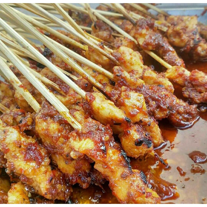 

sate ayam plecing