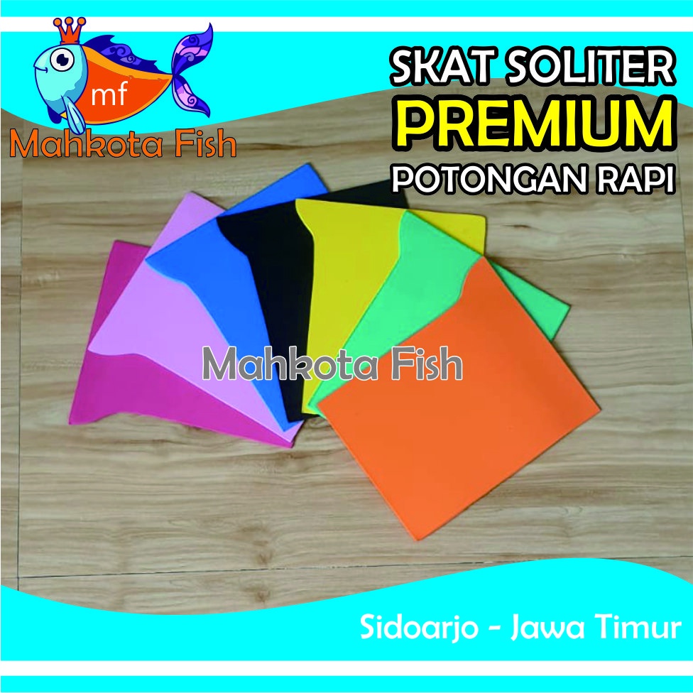 Sekat Soliter PREMIUM | Sekat Cupang | Skat Soliter Spon (Potongan Lebih RAPI dan Banyak Varian WARNA)