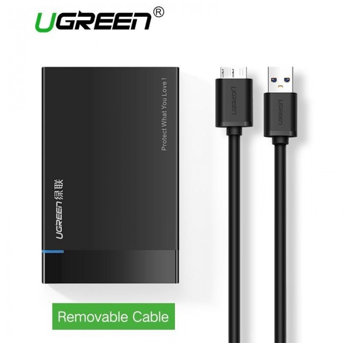 Ugreen Casing Enclosure HDD 2.5&quot; SATA With USB 3.0 Cable