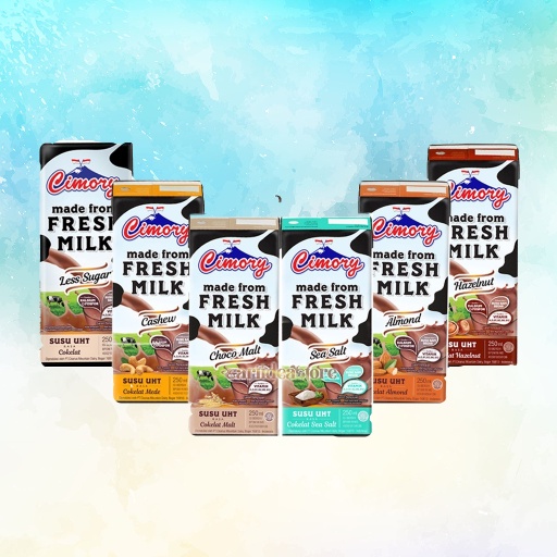 

CIMORY Fresh Milk Susu UHT 250 ml Rasa Chocolate / Choco Malt / Choco Almond / Choco Hazelnut / Choco Cashew / Choco Sea Salt Flavor Cokelat Coklat Segar Murni Asli Minuman Olahan Nutrisi Sehat Healthy Drink Kemasan Pack Shoppa Corner Malang Jawa Timur