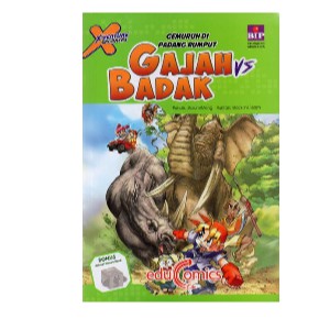 Educomics X-Venture Xplorers : Gemuruh Di Padang Rumput Gajah Vs Badak      Kadokawa