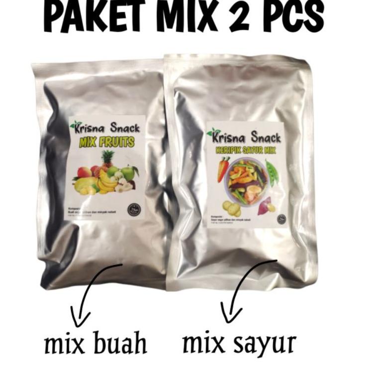 

ㅝ PAKET MIX KERIPIK 2 PCS (MIX BUAH DAN MIX SAYUR) LANGSUNG CHECKOUT 3492 ⌘