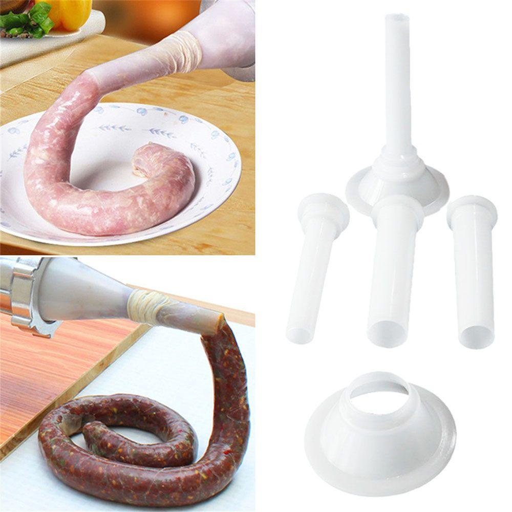 [Elegan] Corong Pengisian Tabung Penggiling Sosis Tools Spare Packaging Corong Daging Handmade Plastik