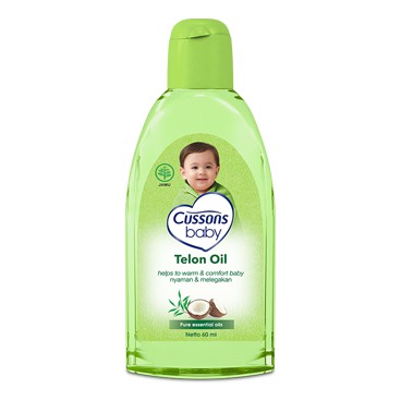 CUSSONS BABY MINYAK TELON 60ML HIJAU/KUNING