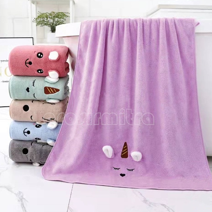 Handuk Mandi Handuk Dewasa Unisex Handuk 70x140cm Handuk Bayi Handuk Anak Baby Unisex Besar Daya Serap Tinggi Lembut Telinga Handuk Couple Murah Perlengkapan Kamar Mandi