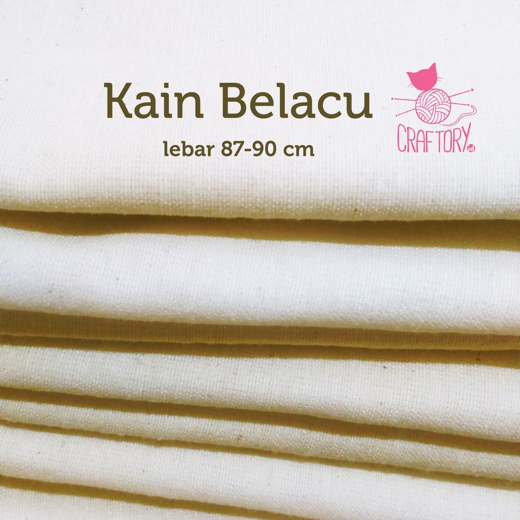  Kain Belacu  Blacu Blaco bahan tas totte bag diy 