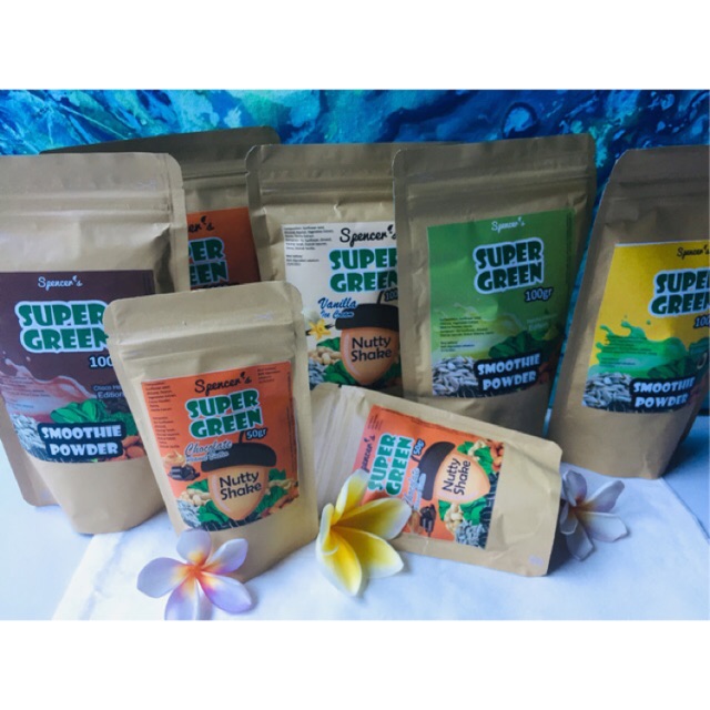 

Super Green (Smoothie Powder, Nutty Shake) by Spencer’s Bali