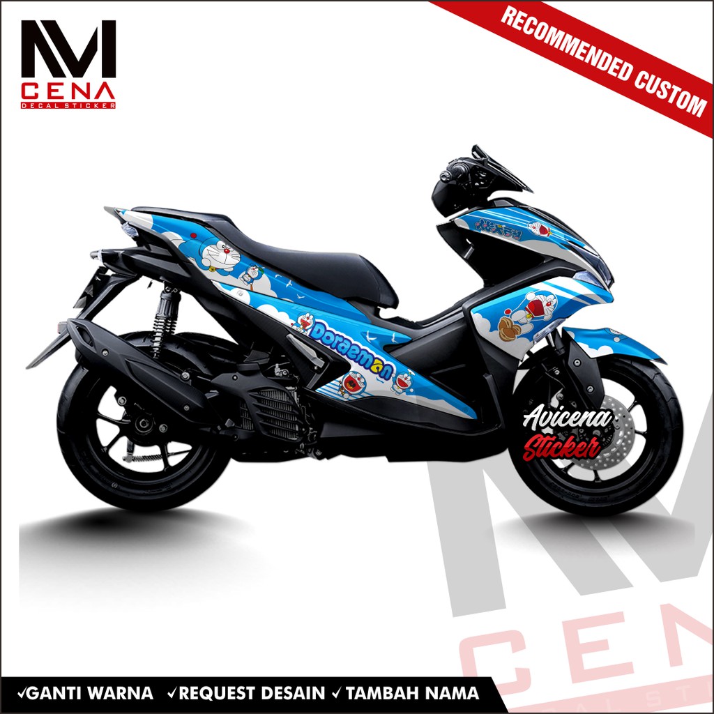 Sticker Decal Aerox 155 Decal Sticker Aerox 155 Striping Aerox Full Body Dekal Aerox doraemon