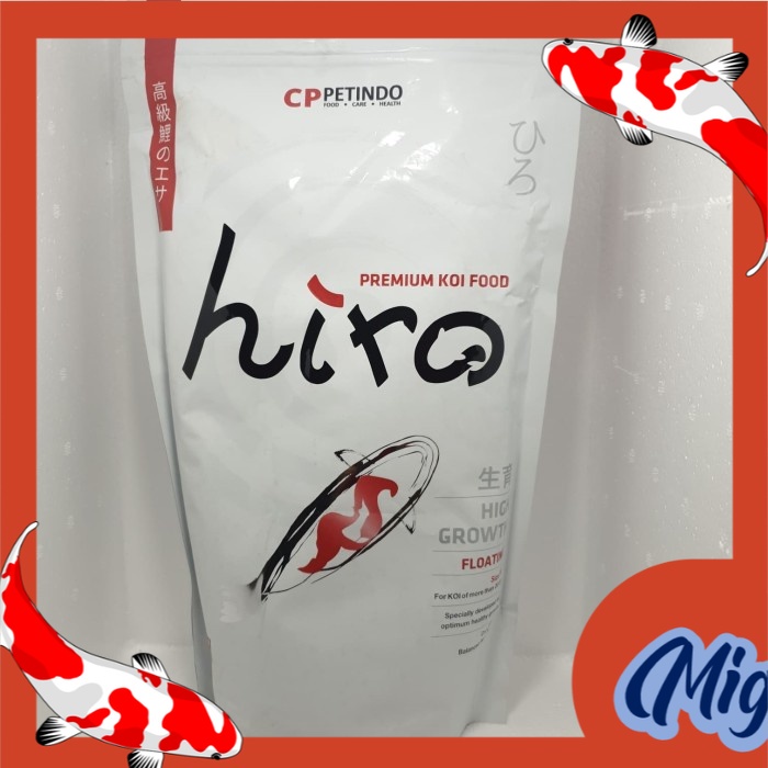 HIRO HIGH GROWTH pelet ikan koi bagus dan murah terbaik