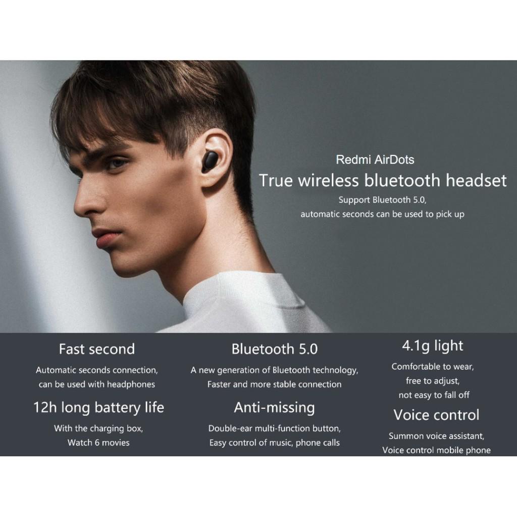 2019 Stock Xiaomi Redmi Airdots TWS Bluetooth Earbuds