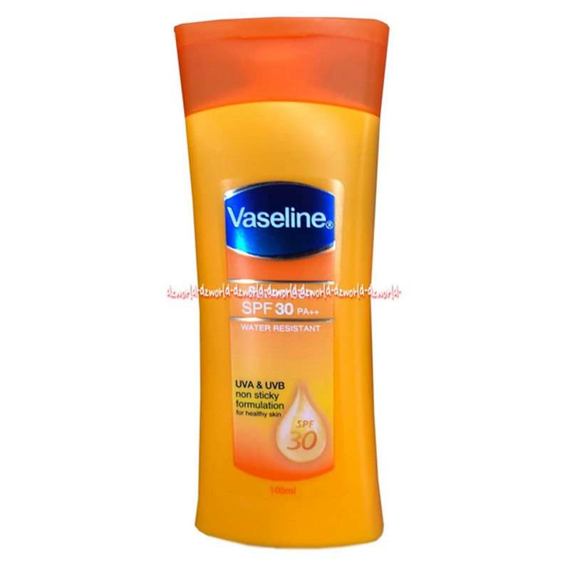 Vaseline Healthy Sunblock SPF 30 UV 100ml Protection Lotion Handbody Orange  Hand Body