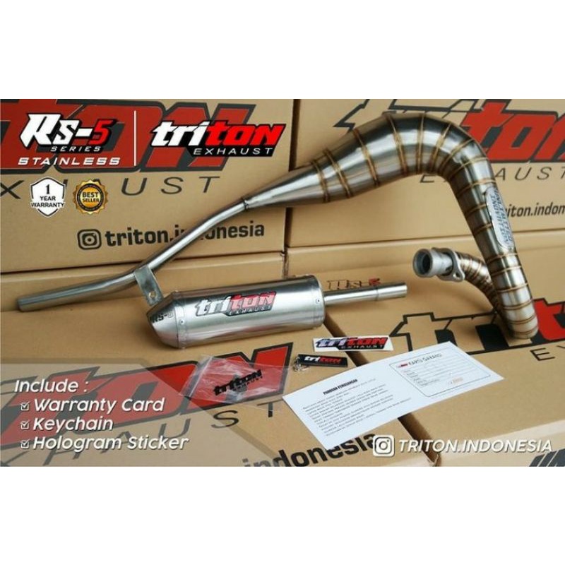 Knalpot suzuki Ts125 original triton