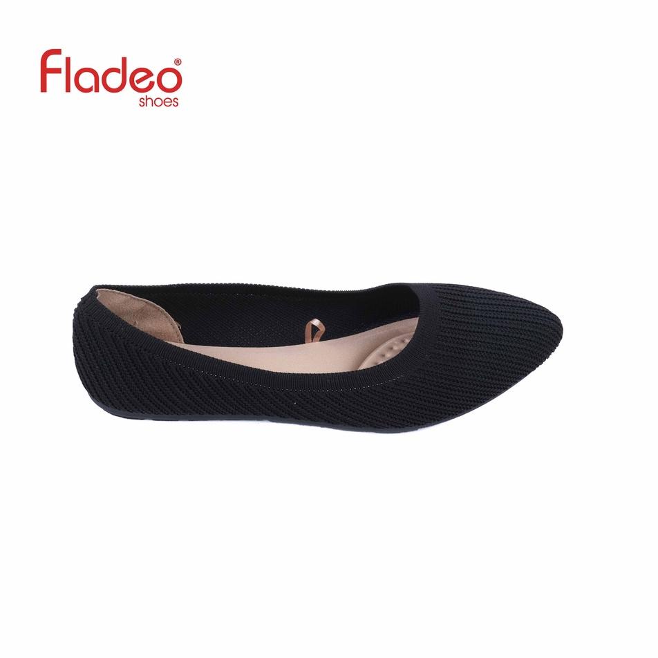 Serbuuuu.. Fladeo K20/LSB339-1AH/Sepatu Rajut Flat Wanita [ Flat Ballerina Shoes ]