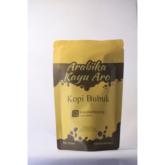 

kopi arabika kayu aro kerinci jambi origin powder