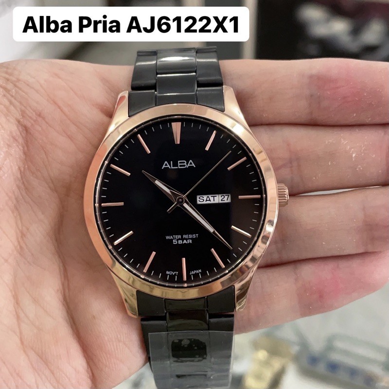 Jam Tangan Alba Pria AJ6122 AJ6122X1 Original