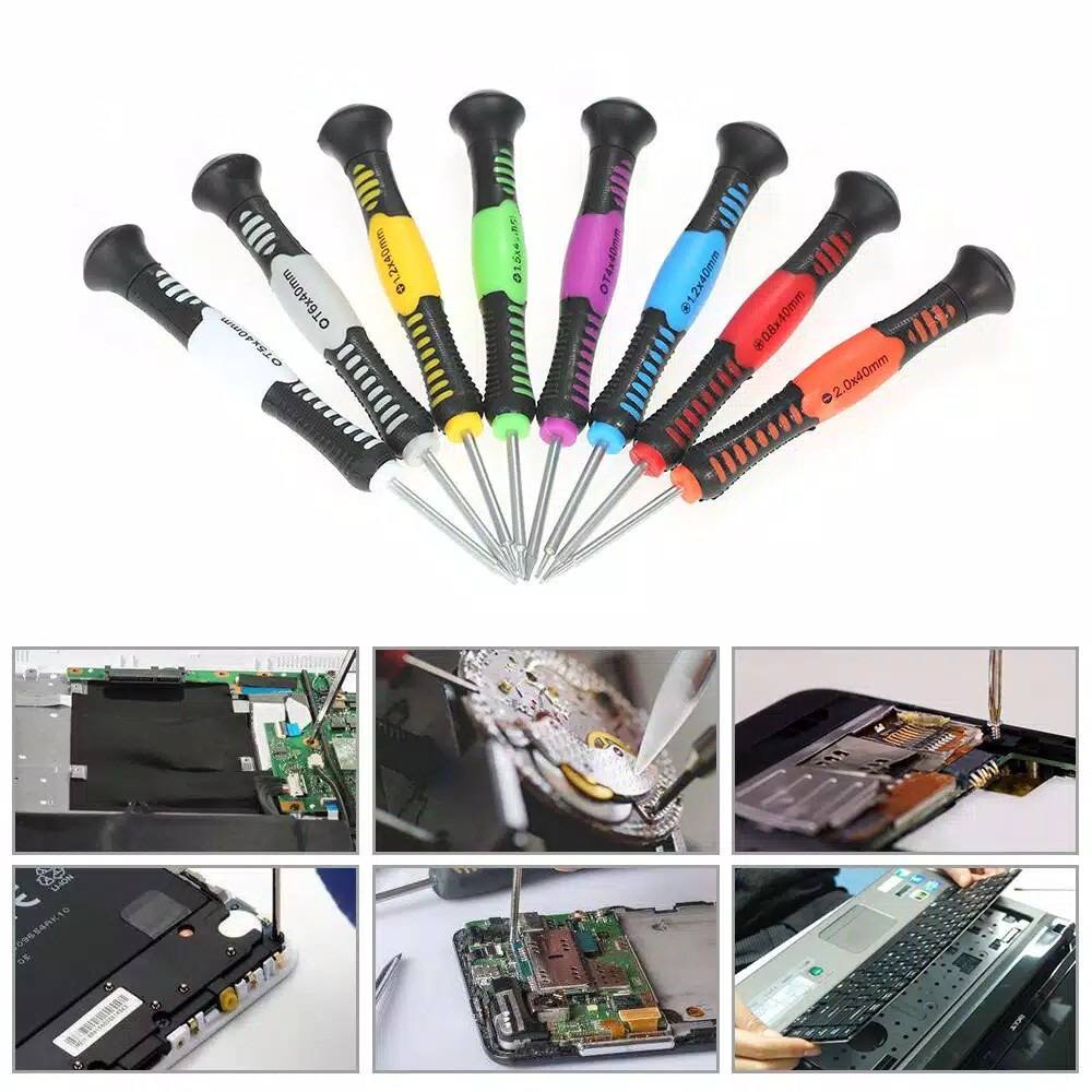 Obeng Reparasi Set 16 in 1 Screwdriver Fatick 2811 Versatile Pick Prey Tool kit utk Servis Handphone PC Jam