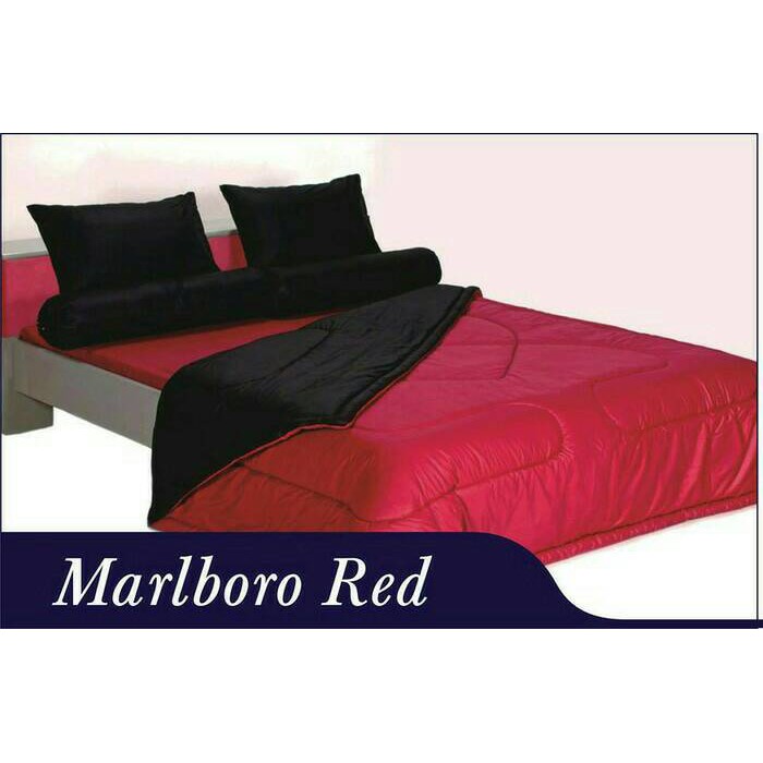 Bed Cover Polos Kombinasi - Ukuran 120x200