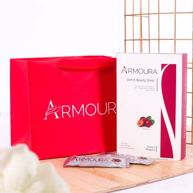 Armoura Beauty Slim Pelangsing Minuman Diet Minuman Herbal Pengecil Perut BPOM buah Plum Original