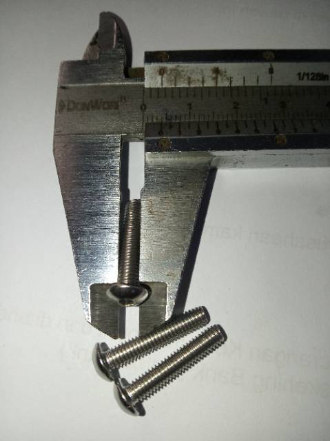 button L M4 x 20 (2cm) stainless 304