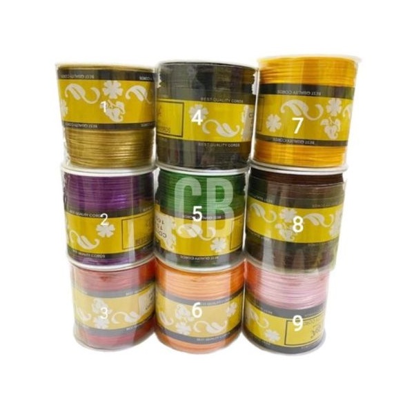 

Tali Cina/ Tali Satin 1mm Non elastis per roll