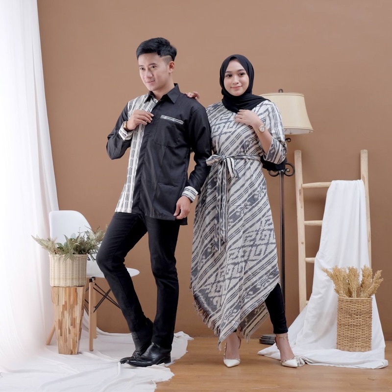 COUPLE TENUN TORAJA PUTIH DEBBY STORE || SET COUPLE TENUN || SET COUPLE KELUARGA
