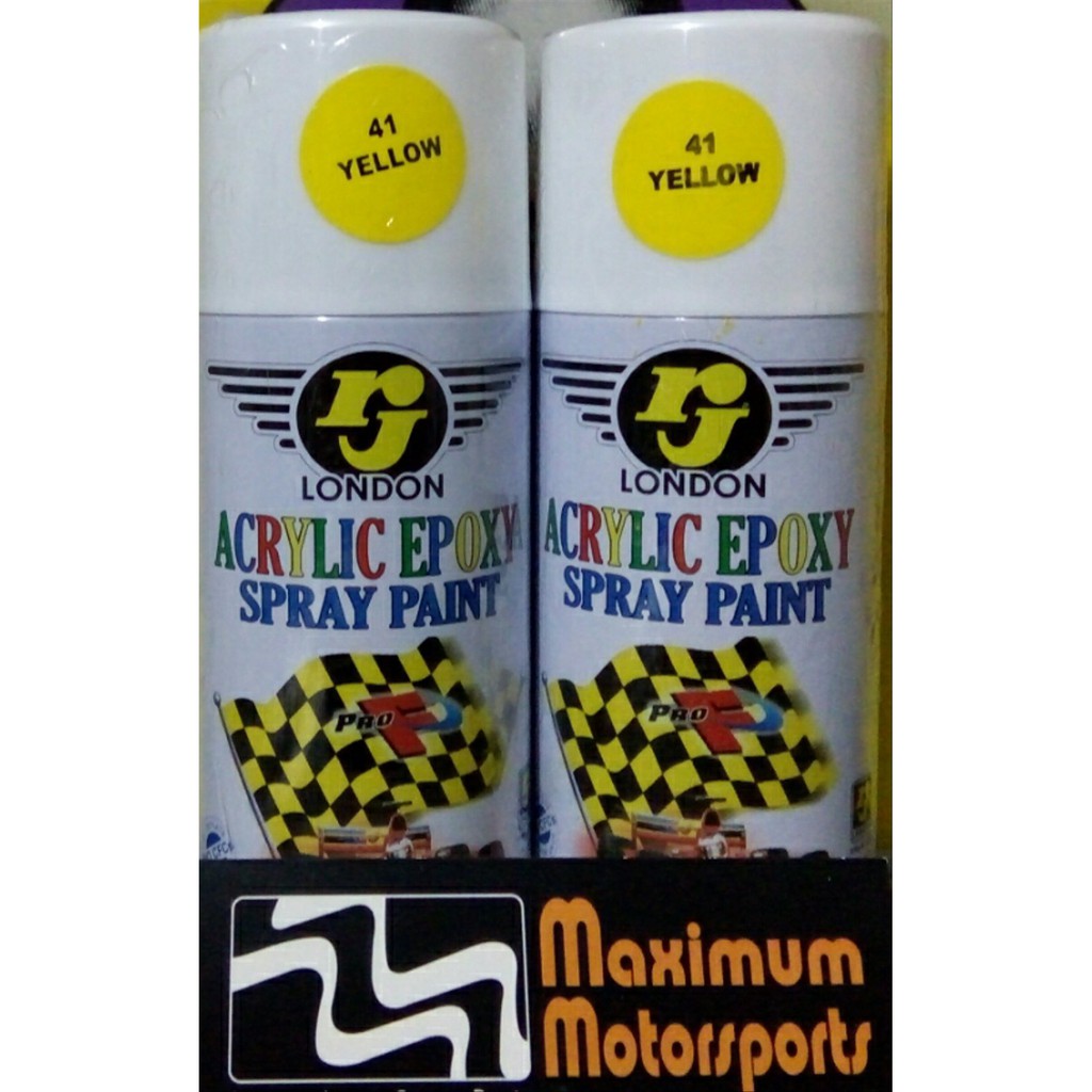 

Dijual RJ LONDON SPRAY PAINT-YELLOW(150cc)EXCELLENT GLOSS/High Quality Grosir