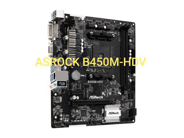 Matherboard Amd ASROCK B450M-HDV Socket Am4 Ddr4